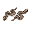 Tibetan Style Alloy Big Pendants AL-CBA2376-33R-2
