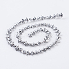 Vacuum Plating Electroplate Non-magnetic Synthetic Hematite Beads Strands G-F534-G05-2