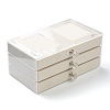 Rectangle Velvet & Wood Jewelry Boxes VBOX-P001-A02-4