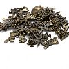 Christmas Mixed Style Tibetan Style Alloy Pendants TIBEP-F040-02AB-2
