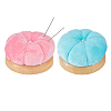 2Pcs 2 Colors Velvet Needle Pin Cushions TOOL-FH0001-77-1