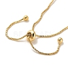Cubic Zirconia Link Slider Bracelets BJEW-H601-01H-KCG-3