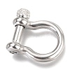304 Stainless Steel D-Ring Anchor Shackle Clasps STAS-H142-07P-1