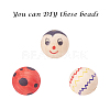 Natural Unfinished Wood Beads LS-WOOD-S651-8mm-LF-5