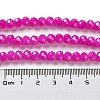 Baking Painted Imitation Jade Glass Bead Strands DGLA-A034-J8MM-A28-3