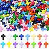 560Pcs 16 Colors Opaque Acrylic Beads SACR-PA0001-01-1