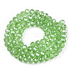 Electroplate Glass Beads Strands EGLA-A034-T1mm-A15-3
