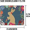 Linen Polyester and Rubber Ground Mat AJEW-WH0142-019-2