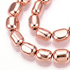 Electroplate Non-magnetic Synthetic Hematite Beads Strands G-L488-A-22-3