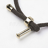 Cotton Twisted Cord Bracelet Making MAK-L012-06-2