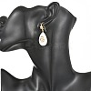 Brass Micro Pave Cubic Zirconia Dangle Earrings EJEW-JE07442-3