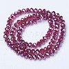 Electroplate Glass Beads Strands EGLA-A034-T1mm-A02-2