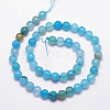 Natural Crackle Agate Bead Strands G-K166-07F-8mm-11A-3