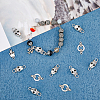 SUPERFINDINGS 60Pcs 3 Styles Tibetan Style Alloy Connector Charms FIND-FH0005-97-4