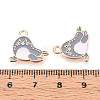 Marine Animals Alloy Enamel Pendants ENAM-T022-34J-3