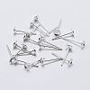 925 Sterling Silver Ear Stud Findings STER-K167-043C-S-2