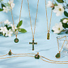 6Pcs Brass Chains Necklaces NJEW-OC00007-4