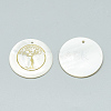 Freshwater Shell Pendants SHEL-Q016-013-3