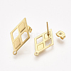 304 Stainless Steel Stud Earring Findings STAS-S079-59A-1