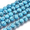 Synthetic Turquoise Beads Strands Z0NDC012-1-1