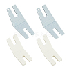 HOBBIESAY 4Pcs 2 Style Sewing Machine Stitching Plate KY-HY0001-09-1