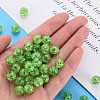 Transparent Crackle Acrylic Beads MACR-S373-66C-N19-3