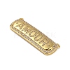 Rack Plating Brass Pave Cubic Zirconia Pendants KK-M282-34G-2