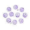 Transparent Crackle Acrylic Beads CACR-N002-19B-3