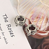 304 Stainless Steel Crystal Rhinestone Horse Eye Ear Plugs Gauges WG9936D-02-4