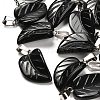 Natural Obsidian Pendants G-B127-01P-03-1