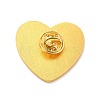 Heart with Yin Yang Pattern Enamel Pin JEWB-O007-A01-2