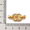 925 Sterling Silver Micro Pave Cubic Zirconia Fold Over Clasps STER-M018-06G-3