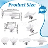 4 Bags 4 Styles Porcelain Drawer Knobs FIND-WR0012-93A-2
