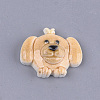Resin Puppy Cabochons X-RESI-T031-39-1