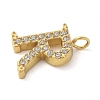 Ion Plating(IP) 304 Stainless Steel Micro Pave Cubic Zirconia Pendants STAS-Z107-03G-17-2
