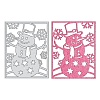 Christmas Carbon Steel Cutting Dies Stencils DIY-WH0170-096-1