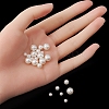 300Pcs 6 Sizes ABS Plastic Imitation Pearl Round Beads MACR-YW0002-67-4