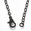 Brass Cable Chain Necklace Making MAK-T006-06A-3