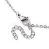 Non-Tarnish 304 Stainless Steel Cable Chain Necklaces NJEW-JN04712-02-4