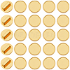 48Pcs Alloy Slide Charms Cabochon Settings FIND-SC0016-55B-G-7