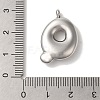 Non-Tarnish 304 Stainless Steel Pendants STAS-M017-08P-18-3