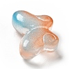 Transparent Baking Paint Glass Beads GLAA-F115-01K-4