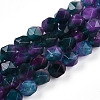 Dyed Natural White Jade Beads Strands X-G-T139-8mm-45C-2