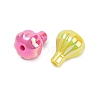 Opaque UV Plating Acrylic Beads PACR-P005-04-2