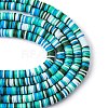 Handmade Polymer Clay Beads Strands CLAY-R089-6mm-T02B-5