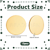 10Pcs 304 Stainless Steel Stamping Blank Tag Cabochons STAS-PH0006-88G-2