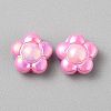 Plating Acrylic Beads MACR-WH0007-128E-1