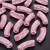 Transparent Crackle Acrylic Beads CACR-S009-001B-N26-1