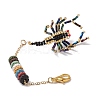 Scorpion Glass Seed Beads Pendant Decoration HJEW-MZ00121-6