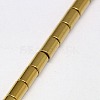 Electroplate Non-magnetic Synthetic Hematite Beads Strands G-J162-A-02-3